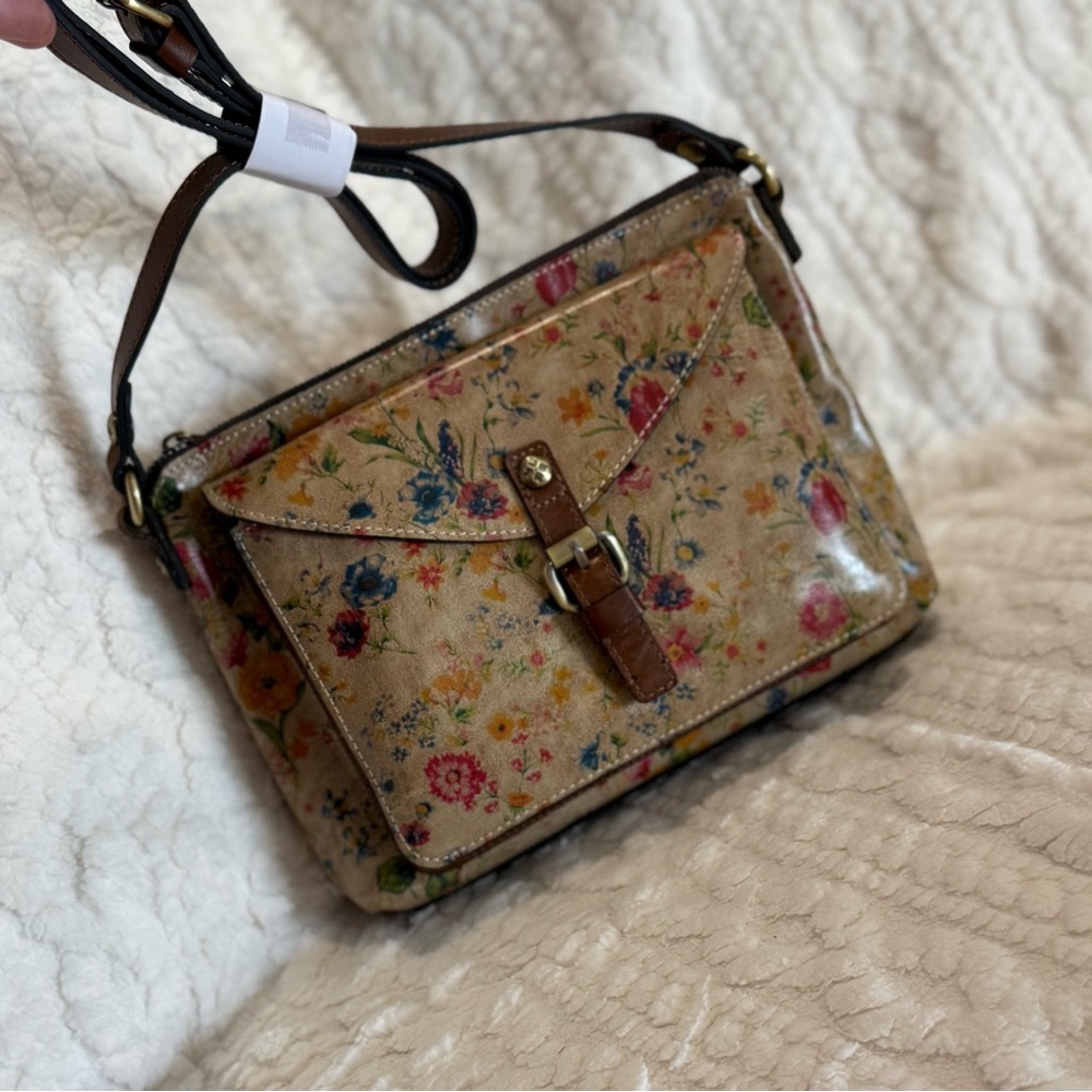 Patricia Nash Multicolor Floral Crossbody Bag NWT - Picture 3 of 8